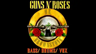 Guns N Roses Mr. Brownstone Bass/ Drums/ Vox Only