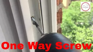 DIY - How To Removing One way screws alternative method