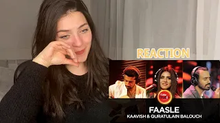 Faasle| REACTION | Kaavish & Quratulain Balouch | Coke Studio Season 10|