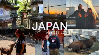 JAPAN VLOG DAY 3: Feeding Nara Deers, hand-pounded Mochi, Osaka Castle and walking through Dotonbori