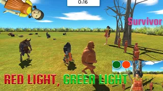 RED LIGHT, GREEN LIGHT DEATH GAME - SQUID GAME IN ARBS | Animal Revolt Battle Simulator