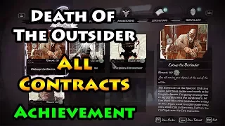 Death of the Outsider - All Contracts - Mercenary Work - Achievement / Trophy