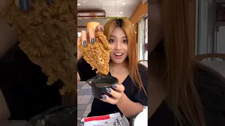 WHEN THE PORTION SIZES ARE TOO SMALL AT KFC #shorts #viral #mukbang