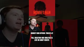 MONKEY MAN OFFICIAL TRAILER 2 REACTION #monkeyman #monkeymanmovie #devpatel #trailer #reaction