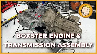 Porsche Boxster Engine and Transmission Assembly  DIY (BBB Part 24)