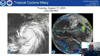 Tropical Cyclone Hilary updated briefing - NWS San Diego
