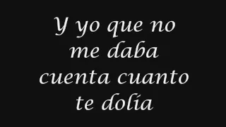 Me dedique a perderte letra.- Alejandro Fernández