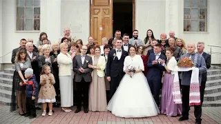 Ukrainian wedding - Початок застілля - зустріч молодих