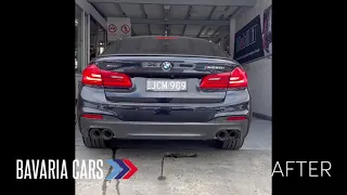 BMW M550I Remus Exhaust Install - Before & After