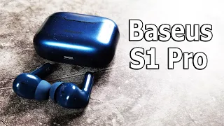 ШУМОДАВ И КРАСОТА🔥 БЕСПРОВОДНЫЕ НАУШНИКИ Baseus S1 Pro BT 5.1