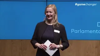Moderatorin Digitalisierung: Carmen Hentschel 2018 für den Game Verband
