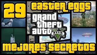 GRAND THEFT AUTO 5 - 29 MEJORES EASTER EGGS - SECRETOS Y CURIOSIDADES│(2da PARTE EN  LA DESCRIPCIÓN)