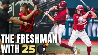 Freshman All-American Reveals Complete Hitting Routine Behind His 25 Homer Historic Season