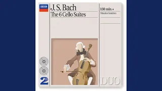 J.S. Bach: Suite for Solo Cello No. 6 in D Major, BWV 1012 - 1. Prélude