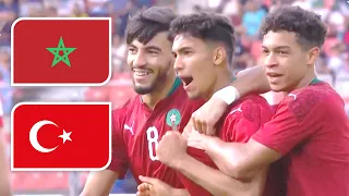 ملخص مباراة المغرب و تركيا 4-2 | المغرب يقلب الطاولة برباعية | ألعاب البحر المتوسط | اليوم 4-7-2022