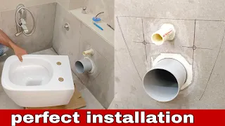 New style l&key wallhung toilet perfect installation