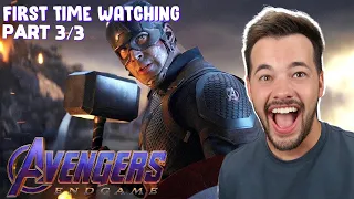 FIRST TIME WATCHING: *Avengers Endgame* PART 3 [REACTION] | MCU Phase 3