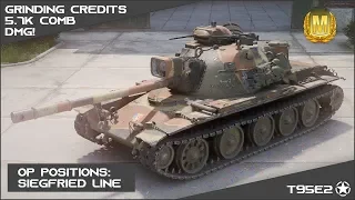 WOT Console: Grinding Credits in T95E2 // 5.7K Combined DMG!