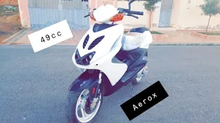 Test ride aerox nitro 49cc 2010 تجربة الاروكس