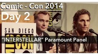 Comic-Con 2014: INTERSTELLAR Panel; feat: CHRISTOPHER NOLAN, MATTHEW MCCONAUGHEY