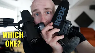 Comparison: Sony ECM-B1M, Rode VideoMic Pro +, Shure SM7B, Rode Wireless Go II