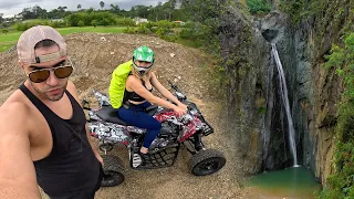 Visiting Salto Jimenoa 1 on Atv Quad - Dom. Rep. 🇩🇴