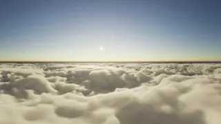 4K 360 VR  * 7 Minutes * Relaxing clouds flying - Sunrise and Sunset within 7 minutes