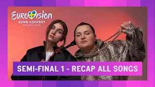 Eurovision 2024 - Recap of First Semi-Final