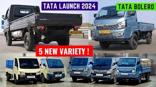 Tata Motors 2024 NEW Launches | Tata Intra V70, Intra V20 Gold, Intra V50, Tata Ace HT+, Ace Diesel