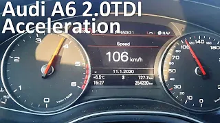 Audi A6 2.0TDI 177HP Acceleration 40-140km/h