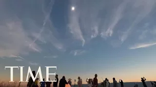 Time-Lapse From Casper, Wyoming During The Great American Eclipse | Solar Eclipse 2017 | TIME