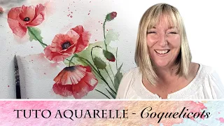 Tutoriel aquarelle débutant : Comment peindre des coquelicots à l’aquarelle