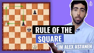 Basic Endgame Principle - The Rule of the Square | King and Pawn Endgames | Chess for Beginners