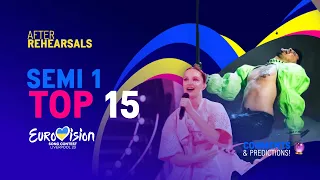 Eurovision 2023 | Semi Final 1 - My Top 15 | After Rehearsals | Comments & Ratings