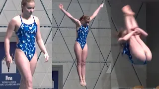 QQQsports - Jette Muller  from Germany - 1m Springboard - Junior Diving Championships #diving