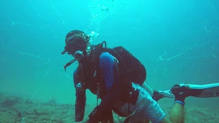 Ocean Blue Hole Dive 140ft. Andros Island Bahamas