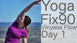 30 Minute Glowing Yoga Body Workout (Day 1) Yoga Fix 90