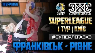 Суперліга 3х3. 1й тур. 1/2 Фіналу (жінки). Frankivsk - Rivne