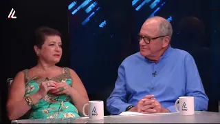 Эммануил и Ирина Виторган в телепередаче "Израиль сегодня"