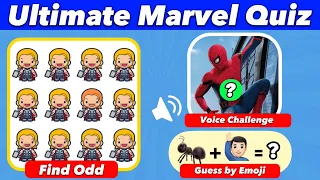 Find the ODD One Out - Marvel and Superheroes Edition! 30 Ultimate Quiz