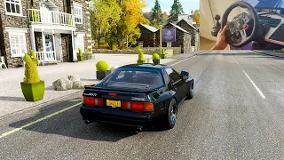 Mazda RX-7 Savanna Widebody Build - Forza Horizon 4 - Logitech g29 gameplay