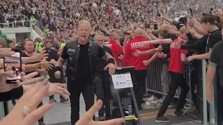 Metallica Stage Walk - Gothenburg, Sweden @ Ullevi Stadium (2023-06-18)