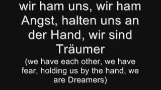 Tokio hotel- Träumer (with lyrics and translation)