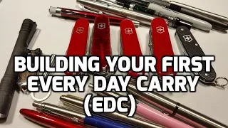 Building your first EDC (Every Day Carry) - Knife, Flashlight, Pen, +