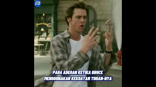 Jim Carrey selalu melakukan adegan Improvisasi di film Bruce Almighty.