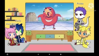 Gacha life reacts to: Perfect Cell vs Ugandan Knuckles by DevilArtemis (Starring Sonic, Tails....