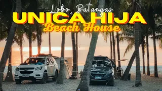 UNICA HIJA Beach House - Lobo, Batangas | 4K | BEACH CAMPING | SHINECRAVE TUNNEL TENT | Vlog #7
