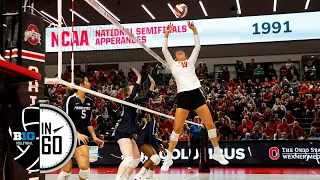 Penn State at Ohio State | Oct. 7, 2022 | B1G Volleyball in 60