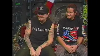 Max Cavalera and Paulo Jr. (Sepultura) on The Headbangers Ball (1993)