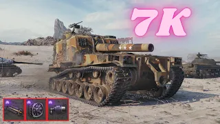 Arty M53/M55 💥 7K Damage World of Tanks Replays ( мир танков артиллерия )